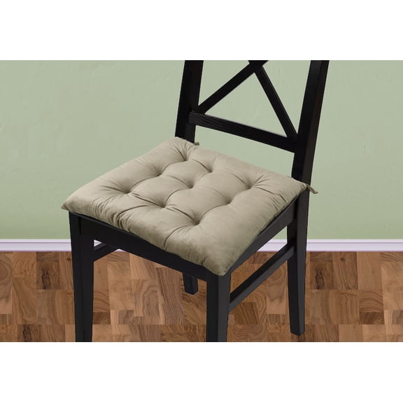 Handmade Cotton Chair Seat Pad Cushions with Ties - 16''x16'' - 3'' Thick - Comfort and Style for Your Chairs