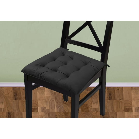 Handmade Cotton Chair Seat Pad Cushions with Ties - 16''x16'' - 3'' Thick - Comfort and Style for Your Chairs