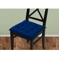 thumbnail image 1 of Handmade Cotton Chair Seat Pad Cushions with Ties - 16''x16'' - 3'' Thick - Comfort and Style for Your Chairs, 1 of 5