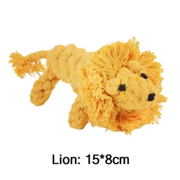 Handmade Cotton Rope Carrot Shape Toys For Dog Puppy Chew Toys For Small Large Dogs Pet Teeth Cleaning Toy Outdoor Fun Training
