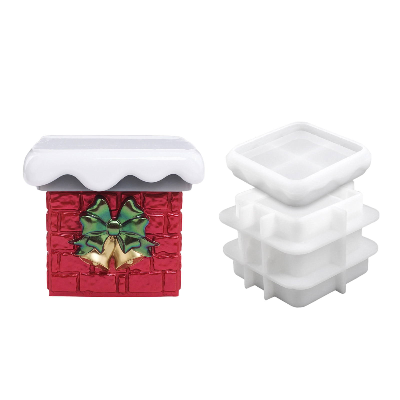 Handmade Craft Molds Silicone Jar Mold Storage Box Mold Gift Box Shape ...