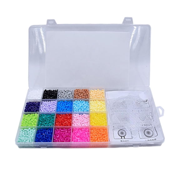 , Handmade Craft Puzzles Toys with Box Fuse Beads Craft Pixel Art Bead for Kids