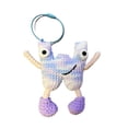 thumbnail image 1 of Handmade Crochet Alphabet A-Z Cute Keychain Cartoon Key Ring Letter Keychains For Women Gift For Friends Birthday, 1 of 8