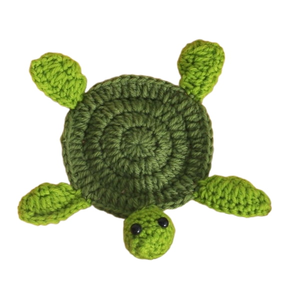 Handmade Crochet Coaster Cute Charming Animal Shape Drink Coaster Heat Insulation Cup Mat Cotton Material for Hot Drinks