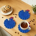 thumbnail image 1 of Handmade Crochet Coaster Set Chicken Design Coasters for Drinks Absorbent Cotton Yarn Coaster for Coffee Tea Mugs Heat Resistant Table Protector Cute Kitchen Decor Gift Set of 1 Coaster, 1 of 5