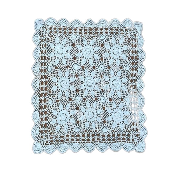 Handmade Crochet Cotton Lace Tablecloth Placemats Doilies Doily Square