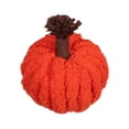 thumbnail image 1 of Handmade Crochet Pumpkin Decoration Unique Holiday Decoration Plushie Polyester Craft For Party Table Display, 1 of 8