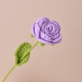 thumbnail image 1 of Handmade Crochet Roses Bouquet Everlasting DIY Craft for New Year Gifts Finished Artificial Flowers, 1 of 5