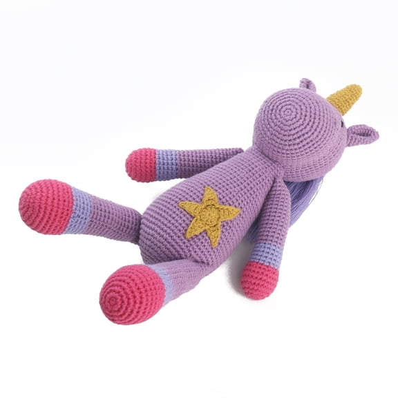 Handmade Crochet Stuffed Soft Doll Soothing Toy Sweet Gift for Boys and Girls Present for B