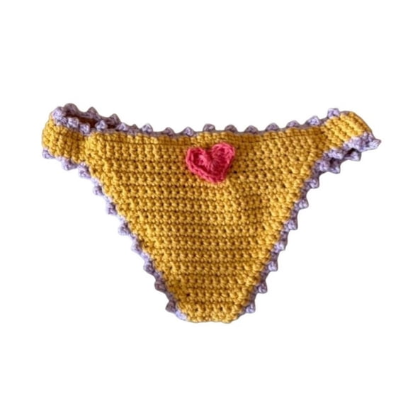 Handmade Crochet Triangle Corner Page Book Marker Knitted Underwear Bookmarks For Readers Book Lovers Writer Reading