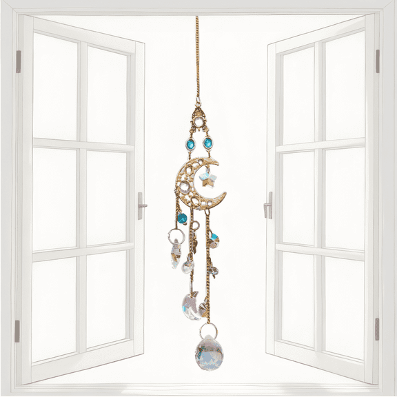 GUCXKOS Handmade Crystal Ball Suncatchers for Windows Hanging – Rainbow Prism Sun Catchers with Octagon Beads, Premium Home & Gift Decor(1 Count)