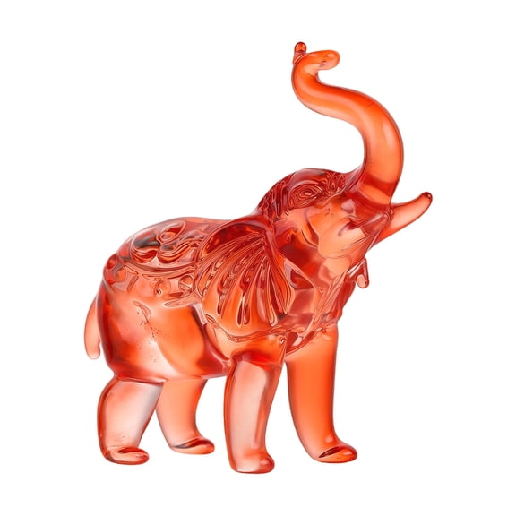Handmade Crystal Elephant Statues Elephant Figurines Home Decors Table Centerpieces Glass Art Collectible Gift