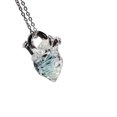 thumbnail image 1 of Handmade Crystal Heart Necklace with Silver Chain, Adjustable Romantics Jewelry for Her Anniversary, 1 of 9