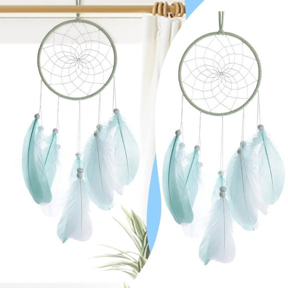 Handmade Crystal Stone Dream Pendant, Boho Home Decor Wedding Decorations Craft Gift for Bedroom