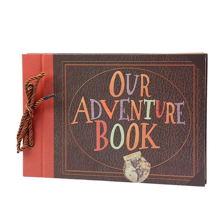 Our Adventure Book Scrapbook Handmade Diy Family Scrapbooking Album With  Embossed Letter Cover Retro Photo Album St-001