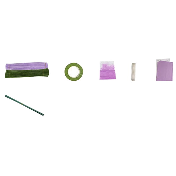 Handmade DIY Flower Kits, Tulips Homemade Flower Material Kit, for Birthday Wedding Holiday Wrapping Crafts Making