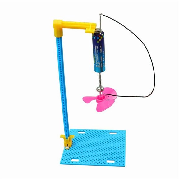 Handmade DIY tech mini-projects and small toys,Electromagnetic rotating fan model
