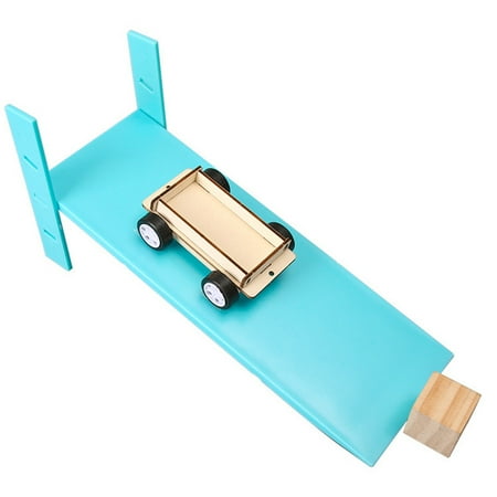 Handmade DIY technological projects and small toys, Inclined plane impact experiment