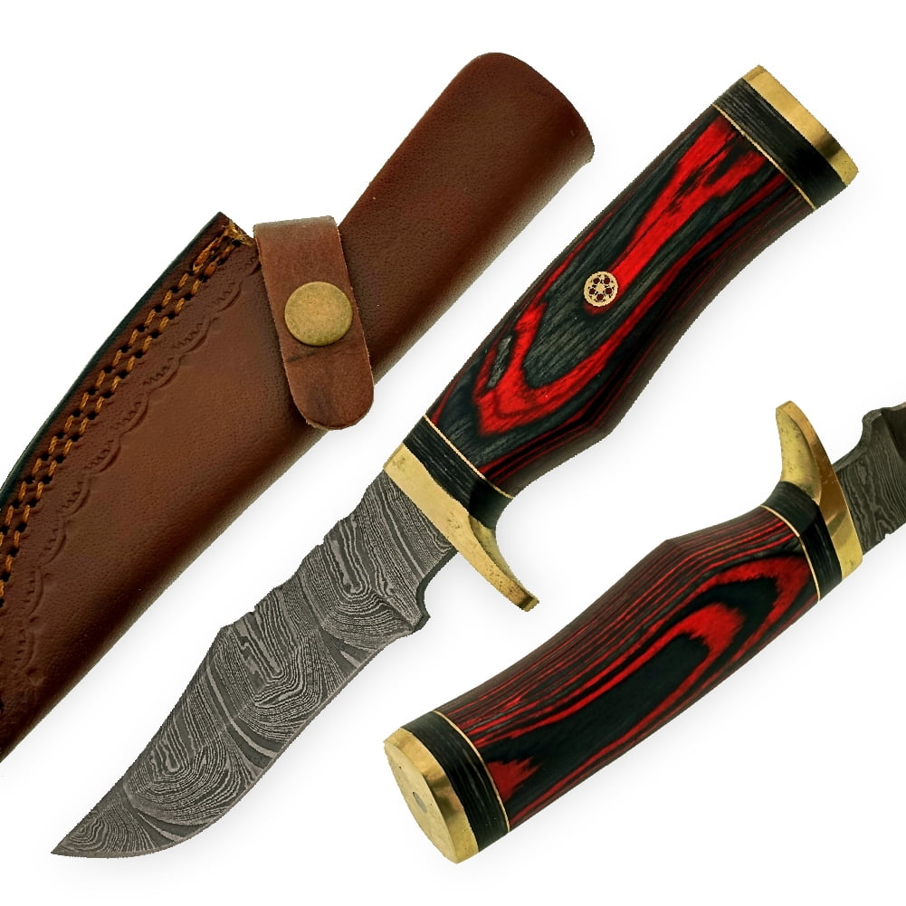 Handmade Damascus Steel Hunting Knife/Skinning Knife SS-17452