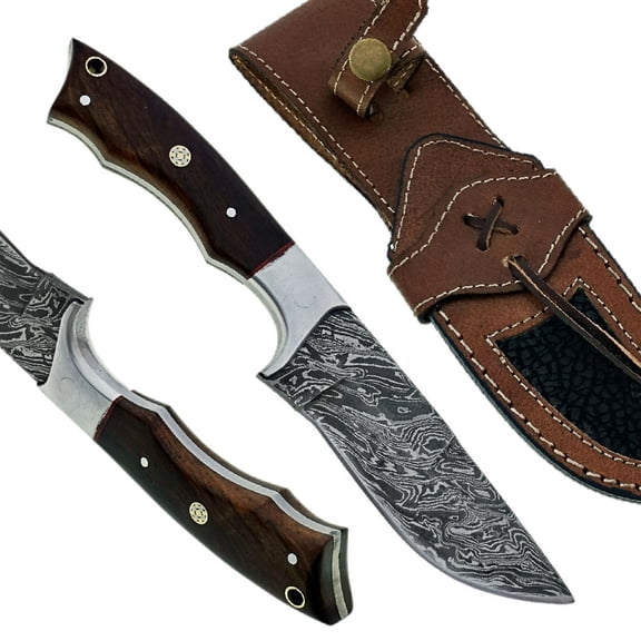 Handmade Damascus Steel Hunting Knife/Skinning Knife SS-17452