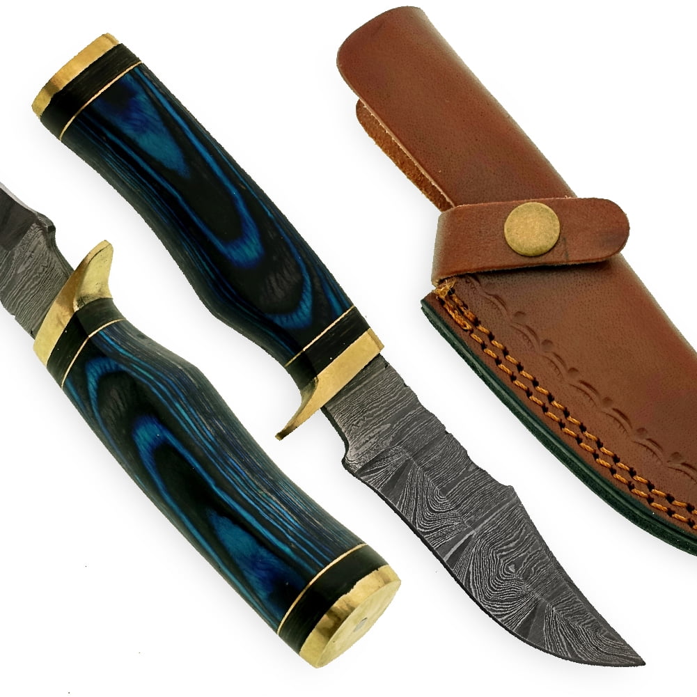 Handmade Damascus Steel Hunting Knife/Skinning Knife SS-17453