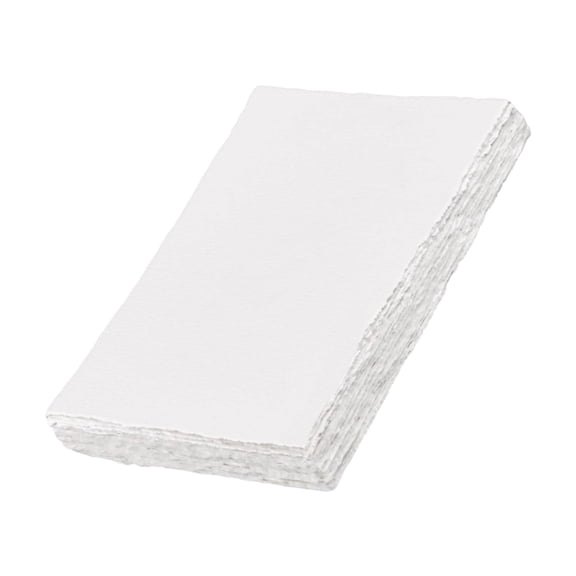 Handmade Deckle Edges Watercolor Paper Cotton for Watercolor Acrylic and Sketching