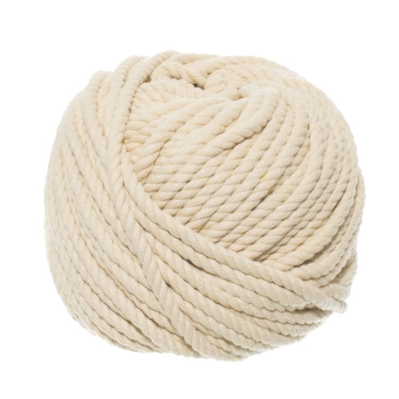 Handmade Decorations Natural Cotton Bohemian Macrame DIY Wall Hanging Plant Hanger Craft Making Knitting Cord Rope Natural Color Beige