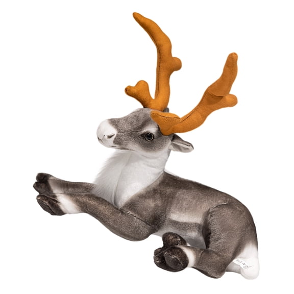 Handmade Deer Plush Doll Bedtime Companion Stuffed Reindeer Doll for Themed Party Christmas Nursery Decoration