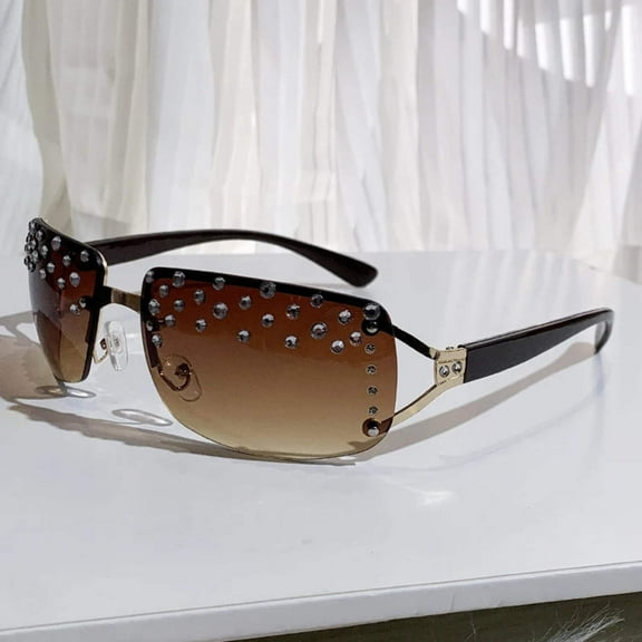 Handmade Diamond Frameless Sunglasses