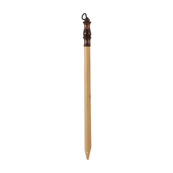 Handmade Dip Pen With Left Right Slant Flat Tip, For Drawing Writing Art Shaping Tool, Calligraphy Wood Nib Holder (Yellow ,19*1CM)