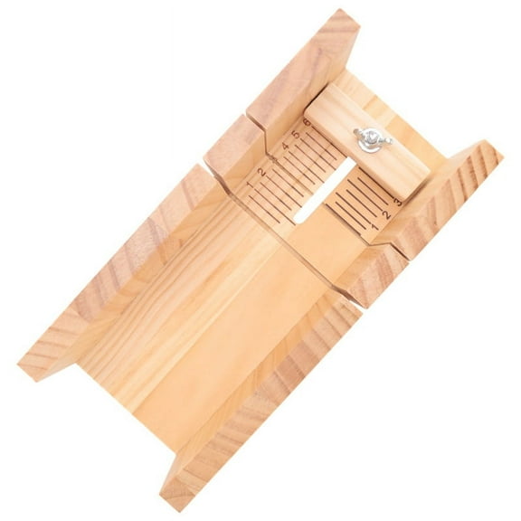 Handmade Diy Soap Cutting Tool, Rubber Wood Adjustable Device, Simple Making Fixed Support Supplies
