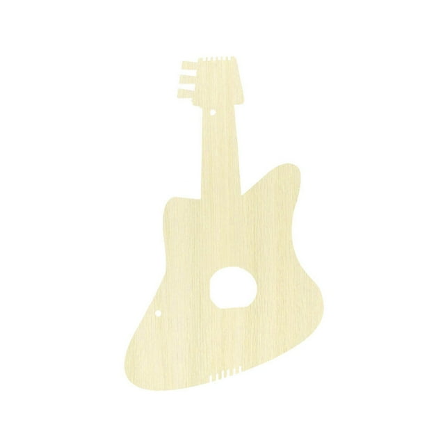 Handmade Diy White Embryo Wooden Small Guitar Children's Material Kit 