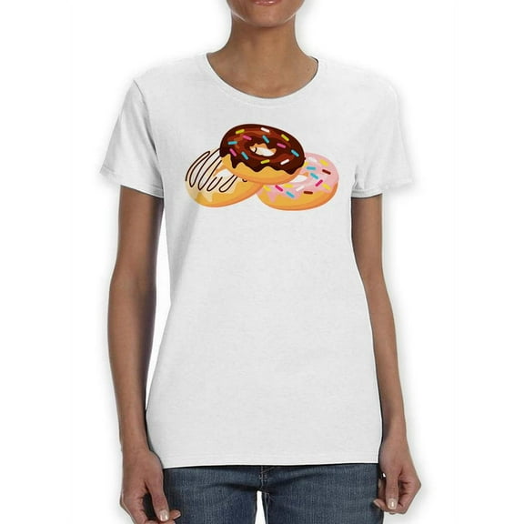 Handmade Donuts T-Shirt Women -SPIdeals Designs, Female Small