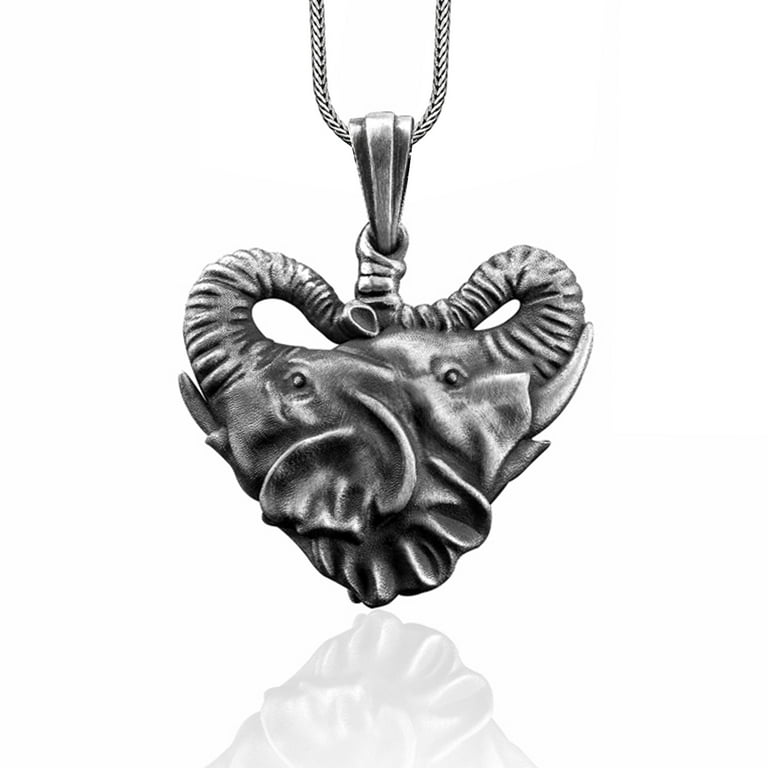 Elephant Head Charm Sterling Silver Elephant Head Charm Sterling Silver