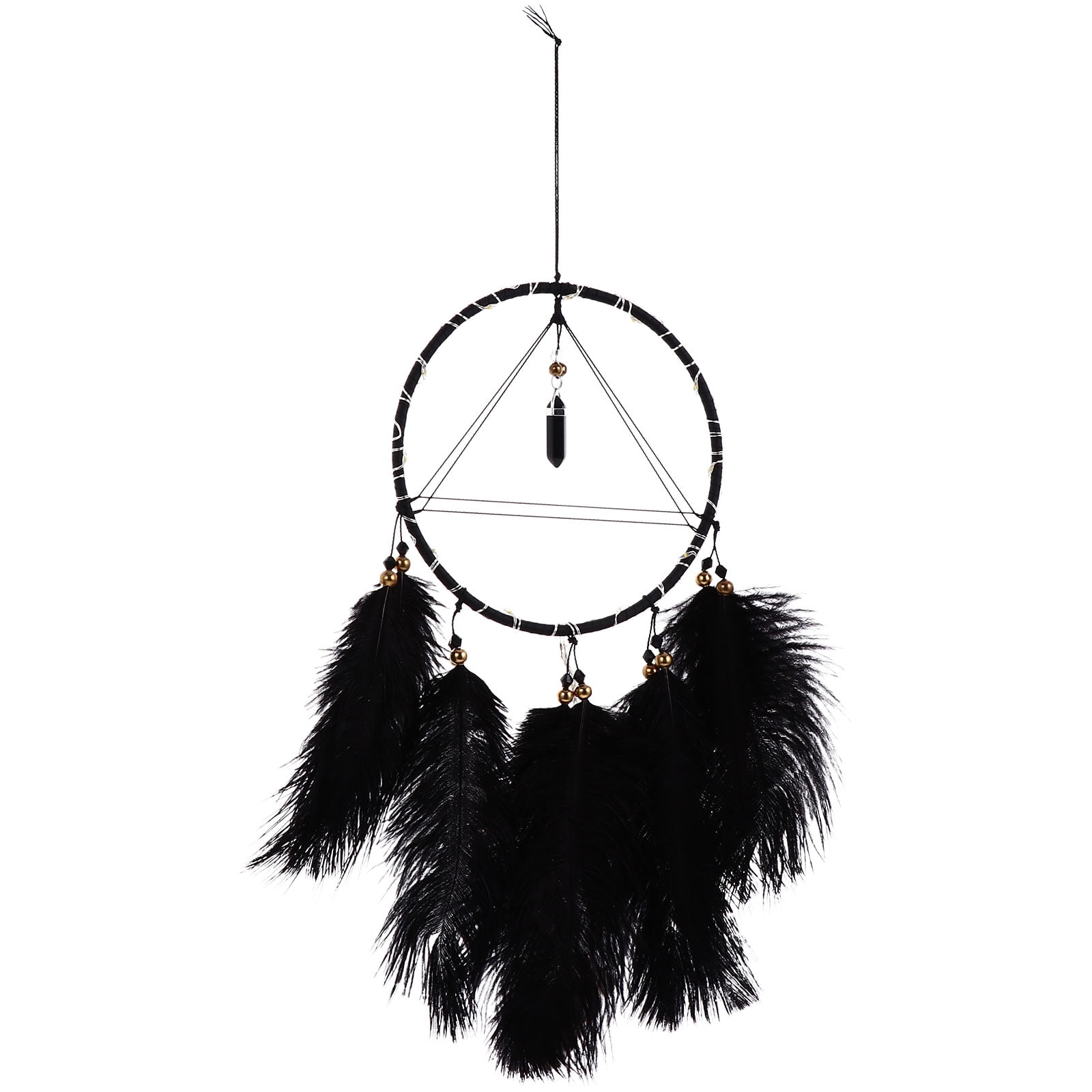Handmade Dream Catcher Feather Wall Hanging Dreamcatcher with Lights Home Decor