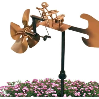 Handmade Metal Drummer Windmill,Drummer