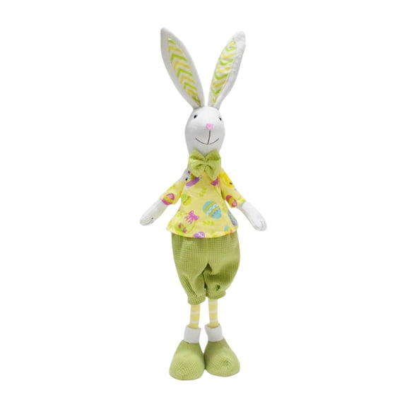 Handmade Easters Bunnys Gnomes Long Leg Rabbit Figures for Easters Decoration