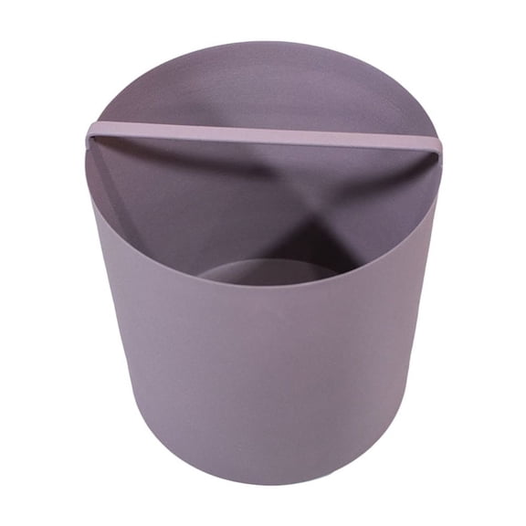 Handmade Eco-Friendly 100% Iron Geometric Pattern Black Color 8.66'' x 8.66'' x 9.25'' Pail Vase for Living Room, Dinning Room, Bedroom, Guest Room, Study Room, Spa, Restaurants, Hotels, etc.