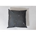 thumbnail image 1 of Handmade Eco-Friendly 16''x16'' Decorative Cushion Covers Contemporary Silk Black Indoor Pack Of 1, 1 of 1