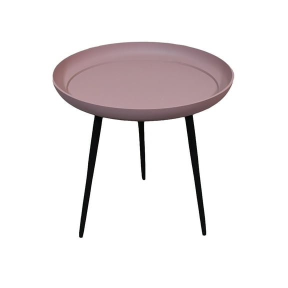 Handmade Eco-Friendly Aluminium & Iron Modern Pattern Round Shaped 15.7'' x 15.7'' x 15.3'' Pink Black For Home, Office, Spa, Resturant, Living Room, etc.