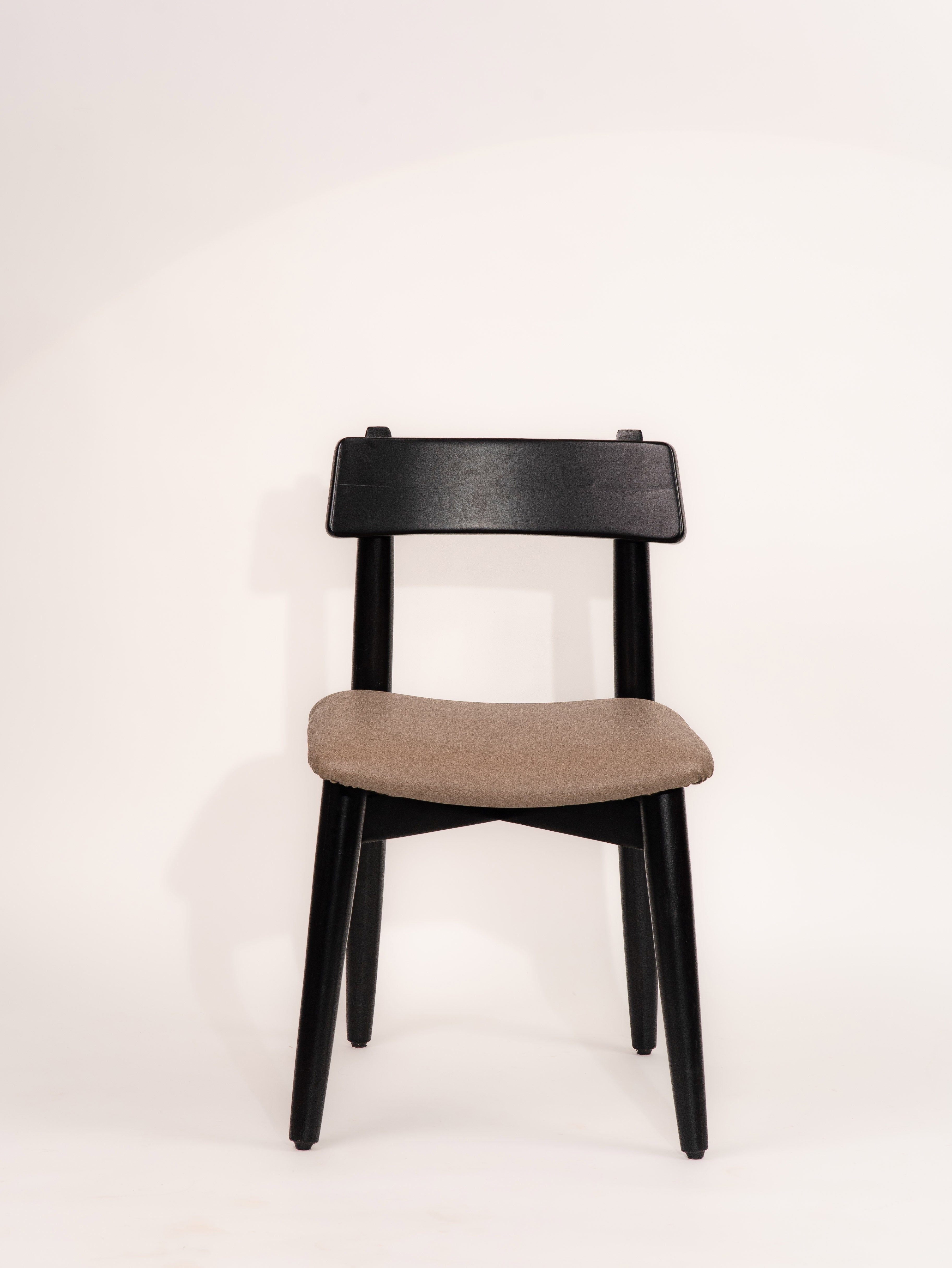 Handmade Eco-Friendly Modern Wood Dark Walnut Rectangle Chair 34.6