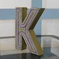 thumbnail image 1 of Handmade Eco-Friendly Wall Décor "K" Alphabet Letter Block, 1 of 3