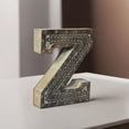 thumbnail image 1 of Handmade Eco-Friendly Wall Mount & Table Top Décor Gray Antique "Z" Wood Alphabet Letter Block, 1 of 8