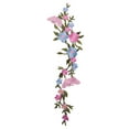 thumbnail image 1 of Handmade Embroidered Floral Patch - 10 Styles, Iron-on/Sew-on Design, Decorative for Clothes/Bags/Jeans Repair, 1 of 4