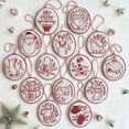 thumbnail image 1 of Handmade Embroidery Kit,Christmas Decoration Embroidery Kit, Christmas Tree Decoration Kit, Embroidery Kit Christmas Decoration, Adult Beginner Christmas Embroidery Kit, 1 of 8