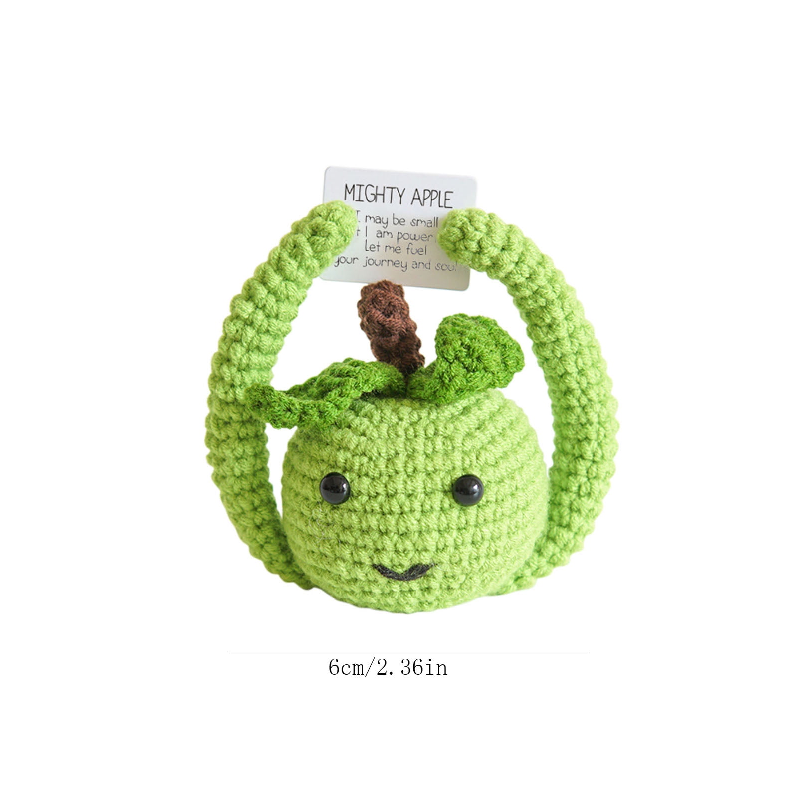 ONE Emotional Support Pickle Keychain Crochet Pickle - My Community Made