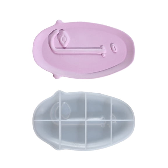 Handmade Epoxy Resin Tray Mold, Large Oval Silicone Form for Artistic Creations