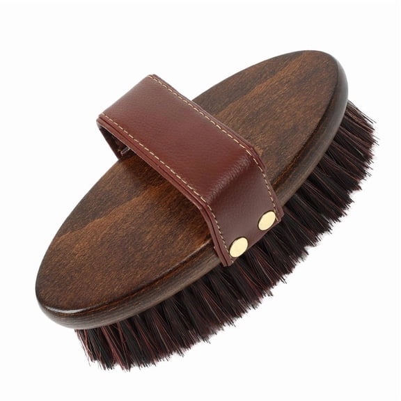 Handmade Equine Stiff Body Horse Brush. Professional Equine Grooming Tools. Effortlessly Removes Mud, Sweat and Dirt from Your Horses Hair.