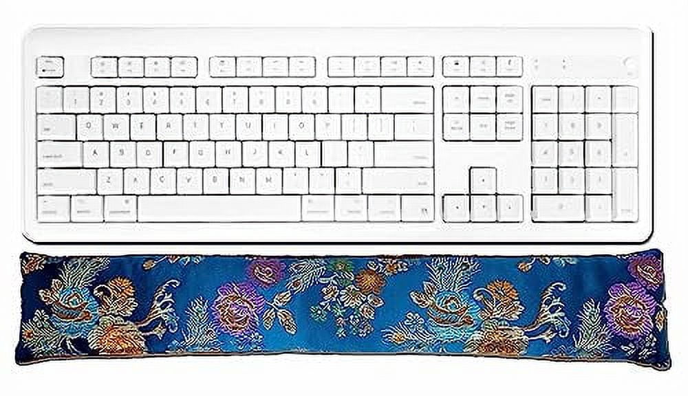 Handmade Ergonomic Keyboard Wrist Pad Flax Fill Lavender Scented