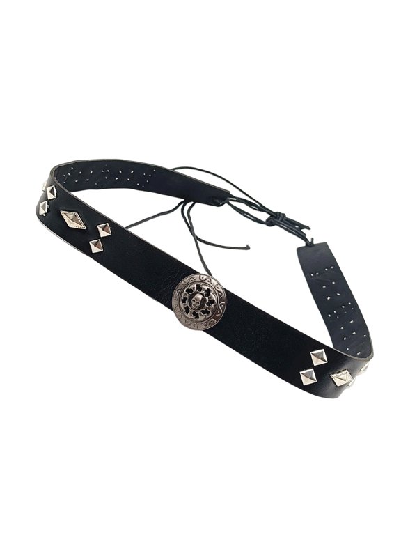 Handmade Ethnic Hat Belts for Enhancing Western Hat Blingbling Stitched Replacement Travel Accessory